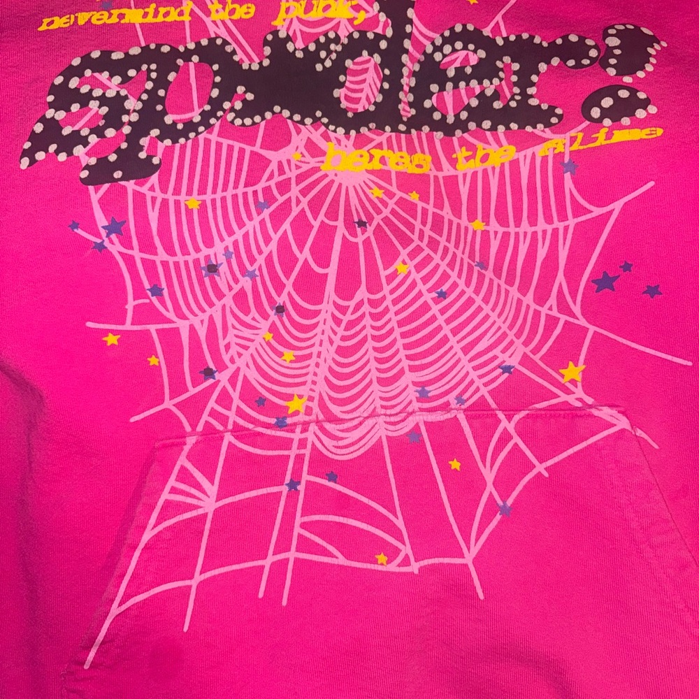Pink Graphic Men Sweater